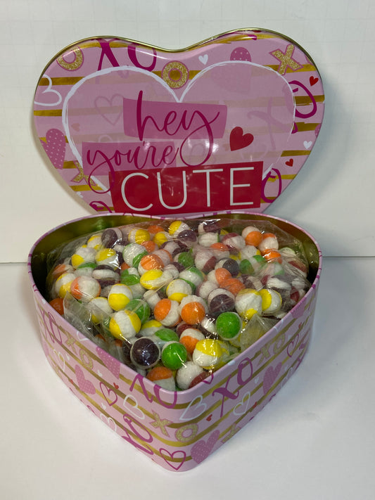 Valentine's Day Delight Tins (Choose between Freeze Dried Skittles or Big Hunk)