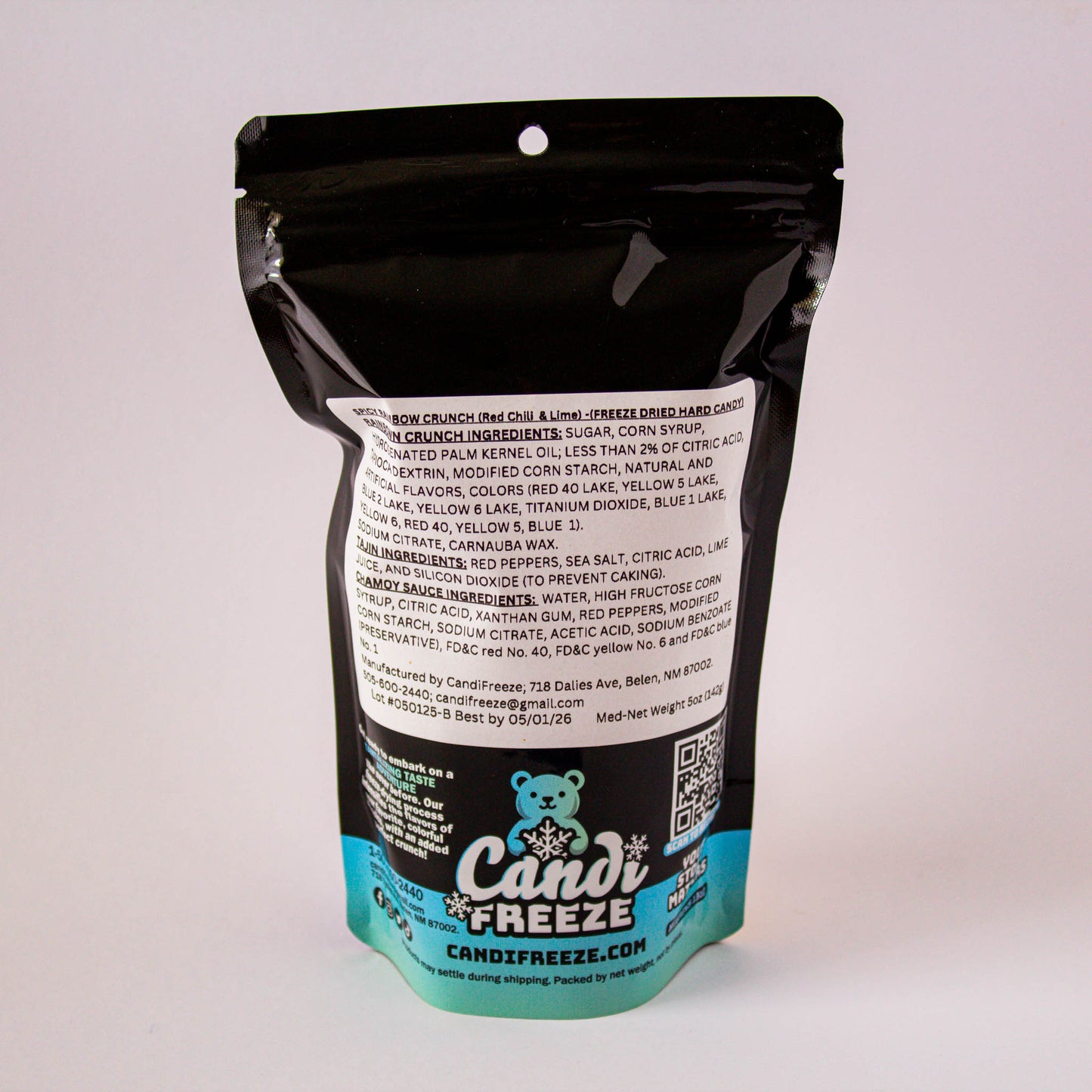 Spicy Crunch by CandiFreeze – Freeze-Dried, Crunchy, Sweet & Spicy Chamoy Fruit Candy – 5oz Resealable Bag