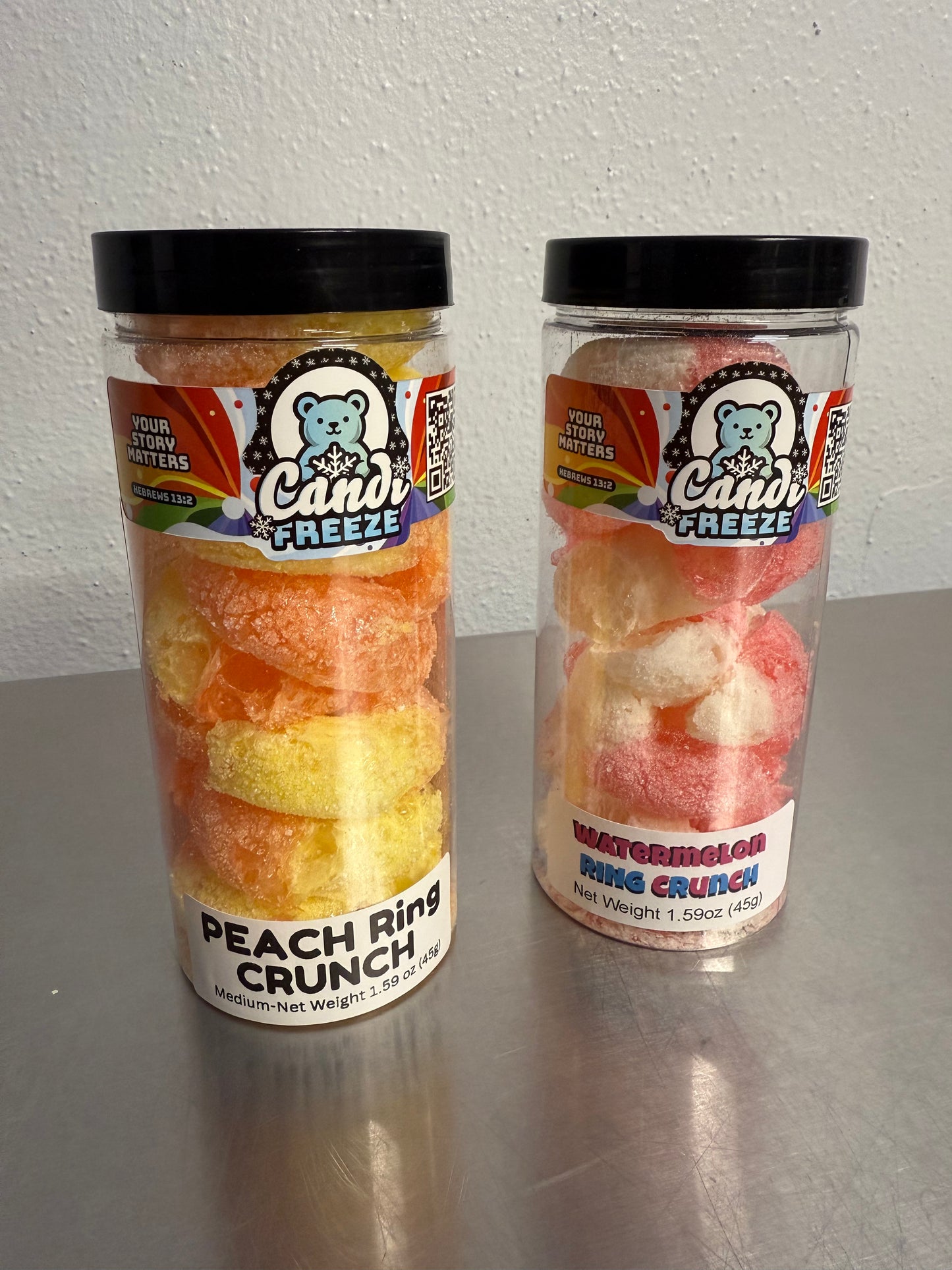 Crunch Rings: Freeze Dried Gummy Rings by CANDIFREEZE