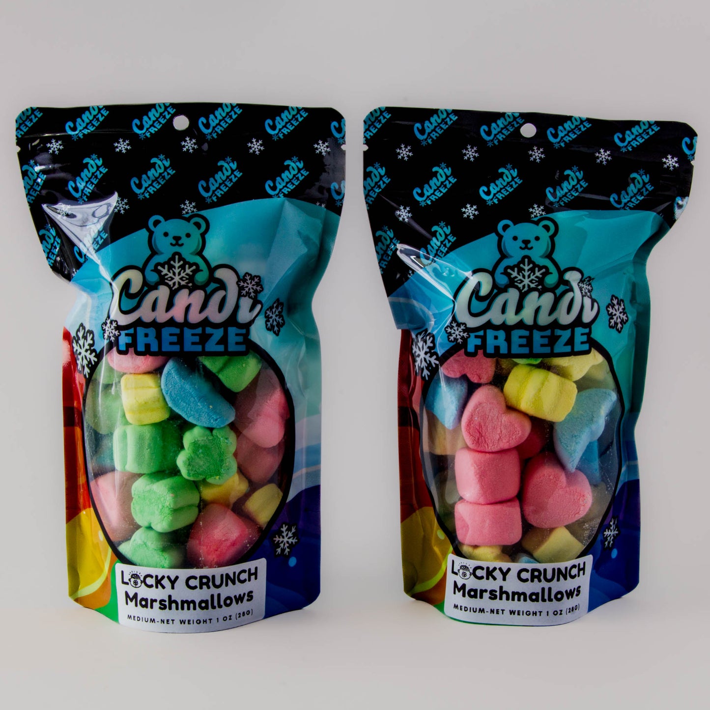 Lucky Crunch by CandiFreeze – Freeze-Dried, Crunchy, Colorful Marshmallow Treats – 1oz Resealable Bag